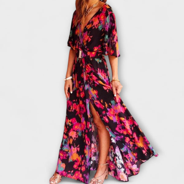 Sabrina - Lange Boho Stijl Zomerjurk