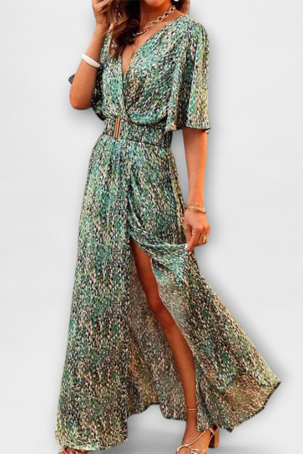 Sabrina - Lange Boho Stijl Zomerjurk