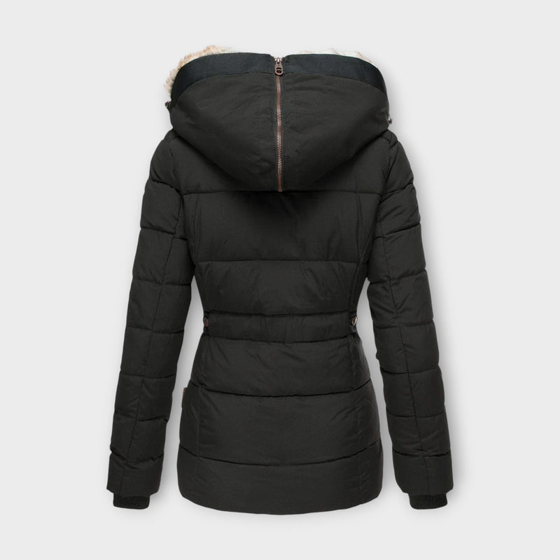 Emine - Gezellige Faux Fur Gevoerde Jas