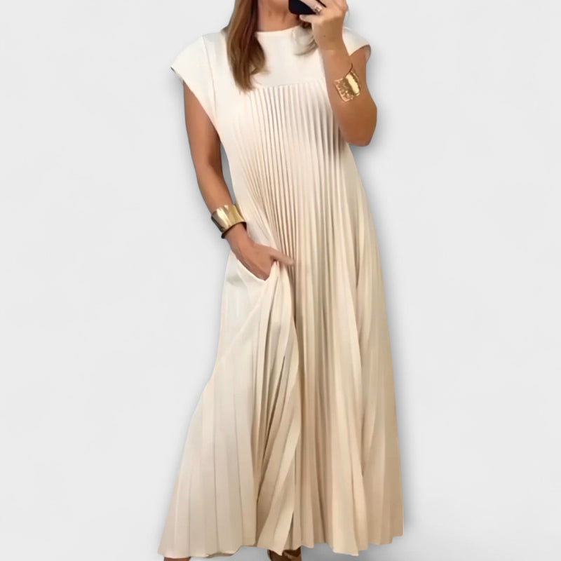 Zairelle – Elegante Plissé Jurk