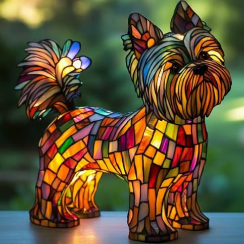 Straling van de Yorkshire Terrier