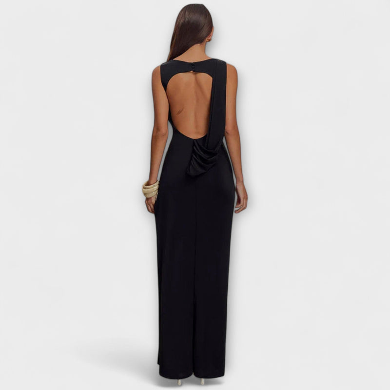 Rieke - Stijlvolle Maxi Jurk met Hoge Splits