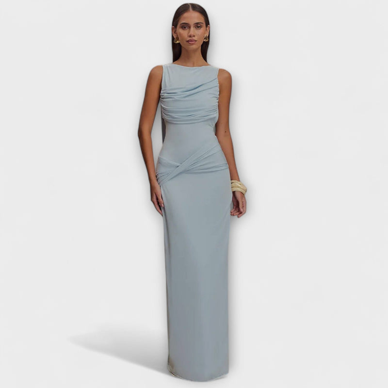 Rieke - Stijlvolle Maxi Jurk met Hoge Splits