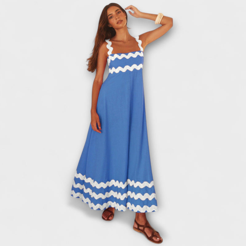 Jovie - Mouwloze Losse Jurk met Bloemenprint