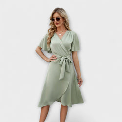 Delphine - Zomerjurk met V-hals voor Dames