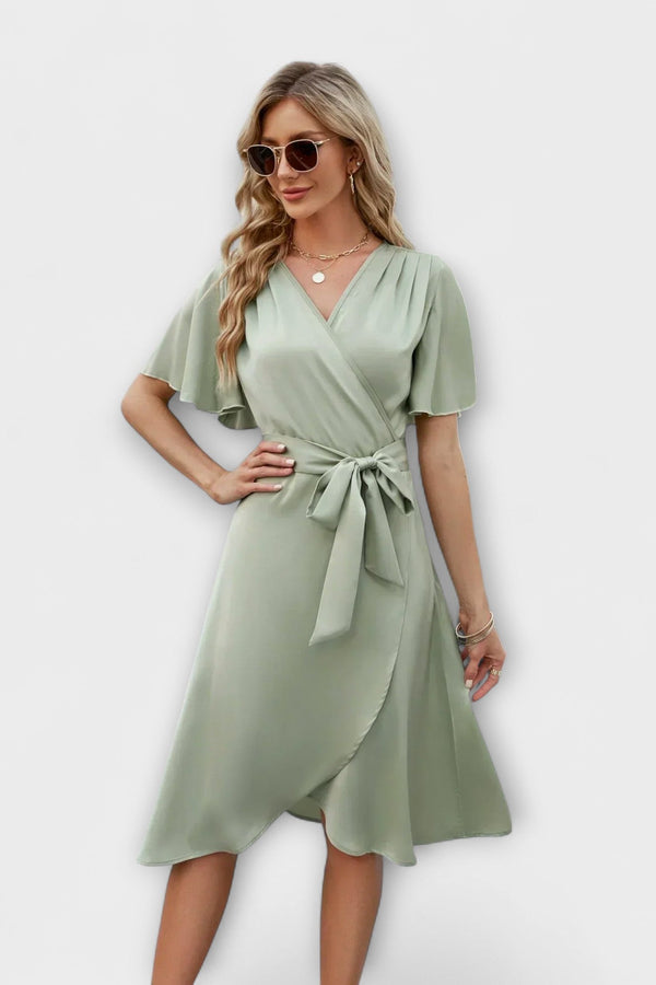 Delphine - Zomerjurk met V-hals voor Dames