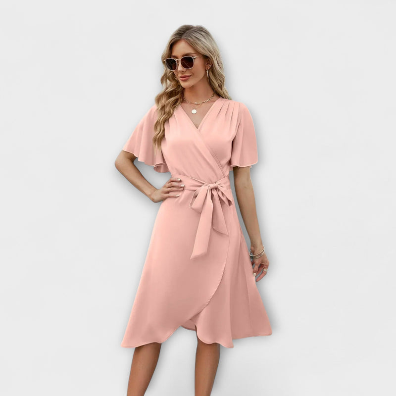 Delphine - Zomerjurk met V-hals voor Dames
