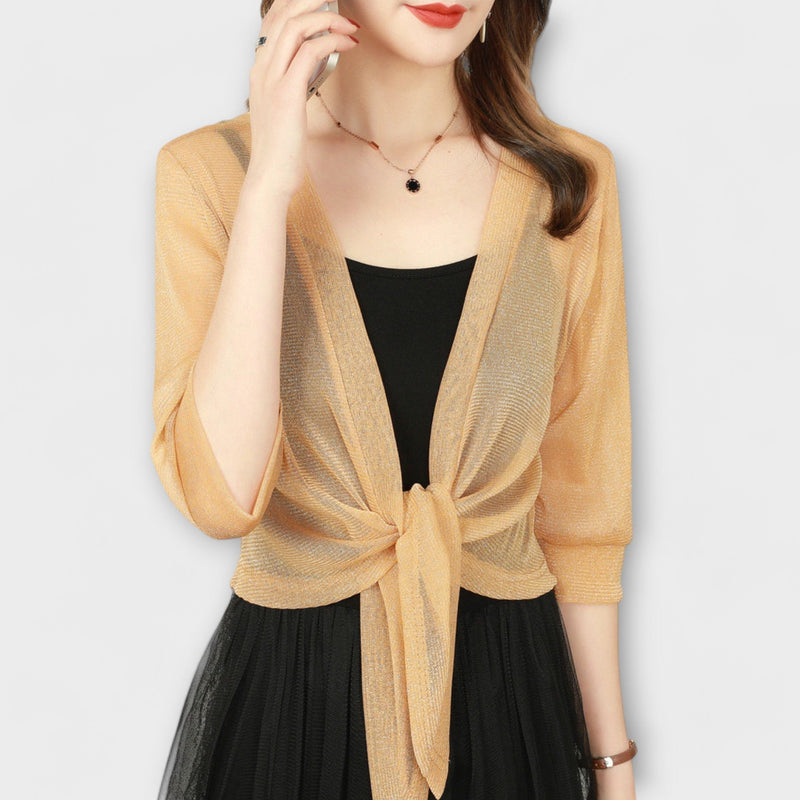 Olivia - Blouse met Open Voorzijde