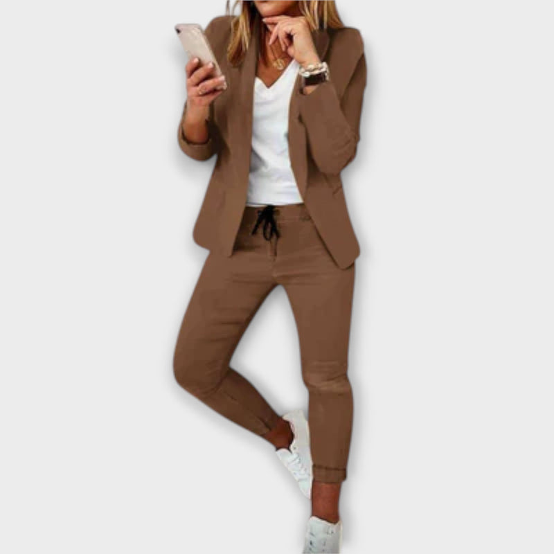 Sophia – Elegante en Comfortabele Blazer Set