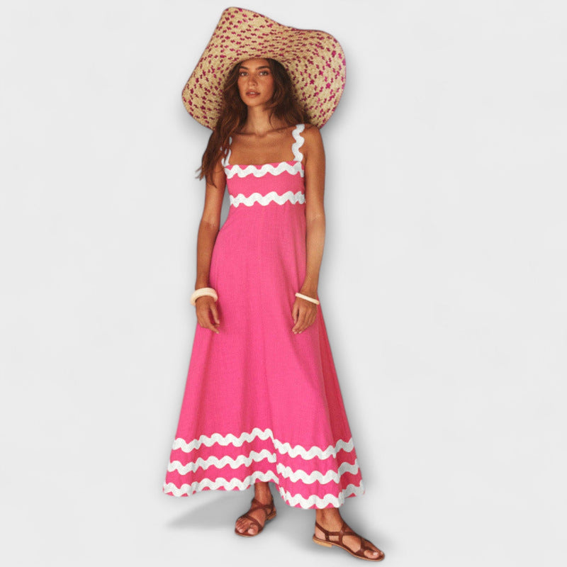 Jovie - Mouwloze Losse Jurk met Bloemenprint