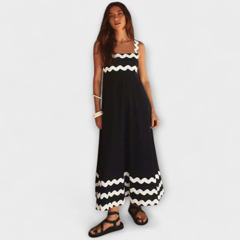 Jovie - Mouwloze Losse Jurk met Bloemenprint
