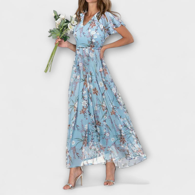 Kathrine - Luxueuze Maxi-jurk met Flatterende Silhouet