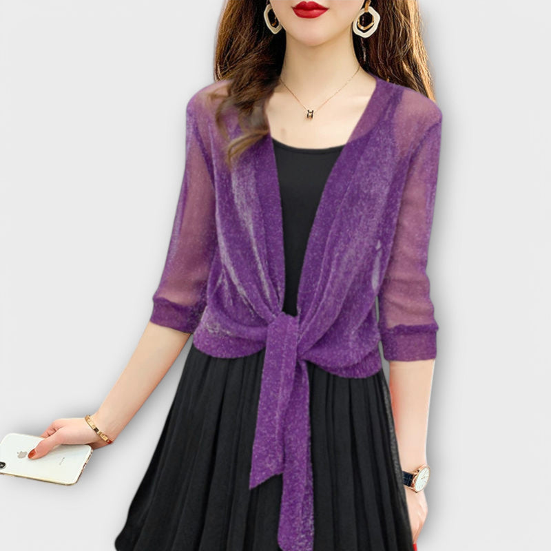 Olivia - Blouse met Open Voorzijde
