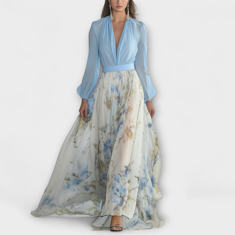 Harper - Bloemen Maxi Jurk