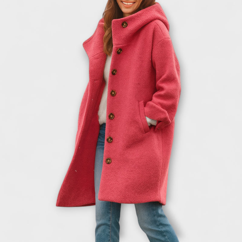Freja – Comfortabele halflange jas
