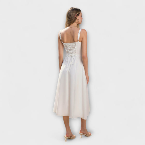 Hoop - Ruffled Top Jurk met Split Detail