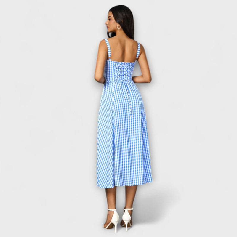 Hoop - Ruffled Top Jurk met Split Detail