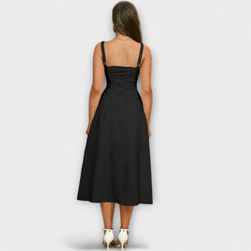 Hoop - Ruffled Top Jurk met Split Detail