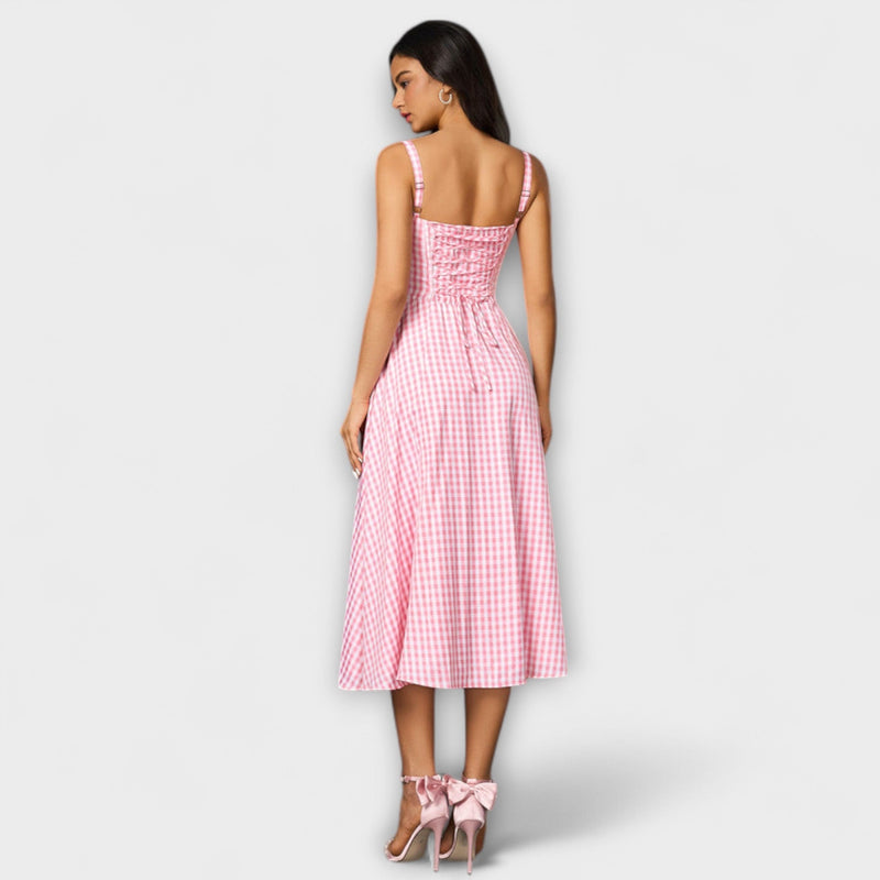Hoop - Ruffled Top Jurk met Split Detail