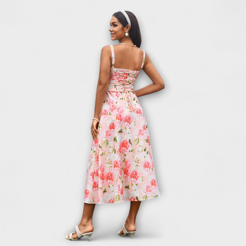 Hoop - Ruffled Top Jurk met Split Detail