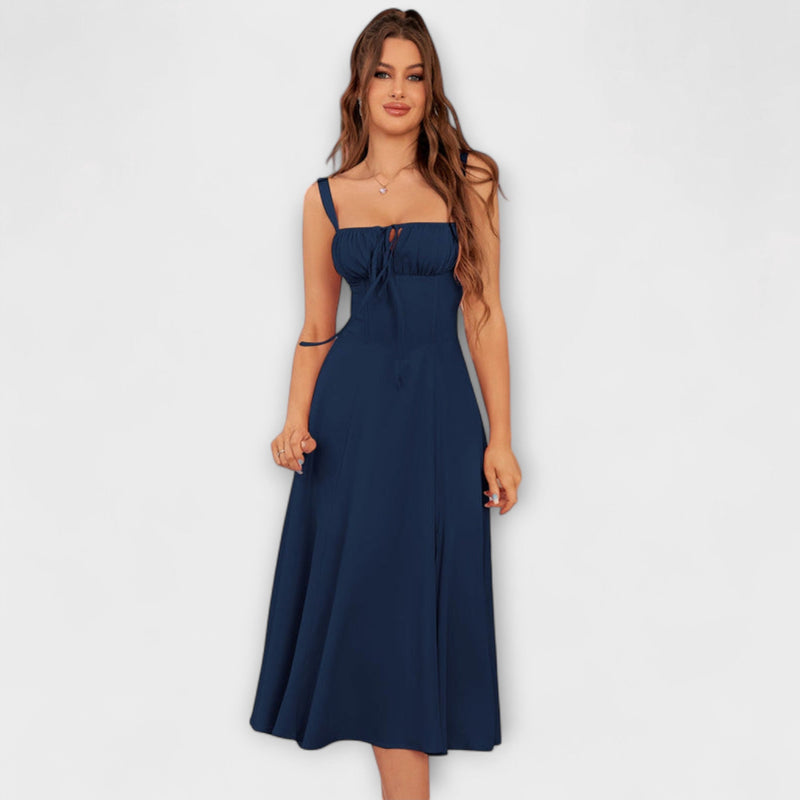 Hoop - Ruffled Top Jurk met Split Detail