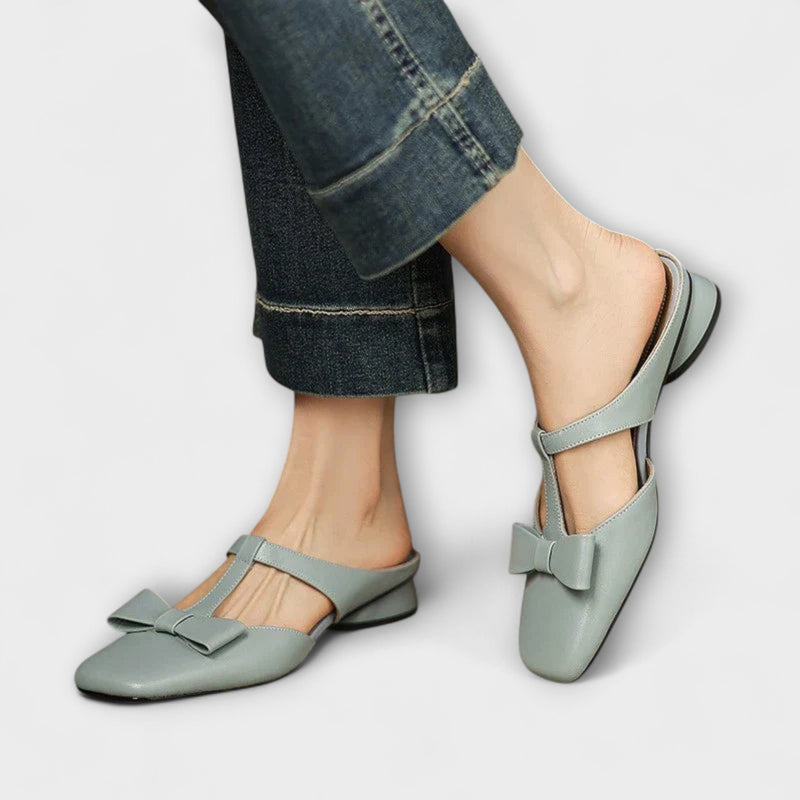 Solenza - Lina Vierkante Teen Slippers