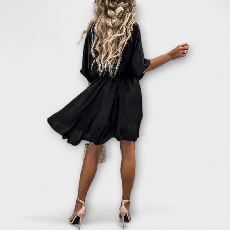 Lennon - Stijlvolle Hoge Taille Mini Jurk