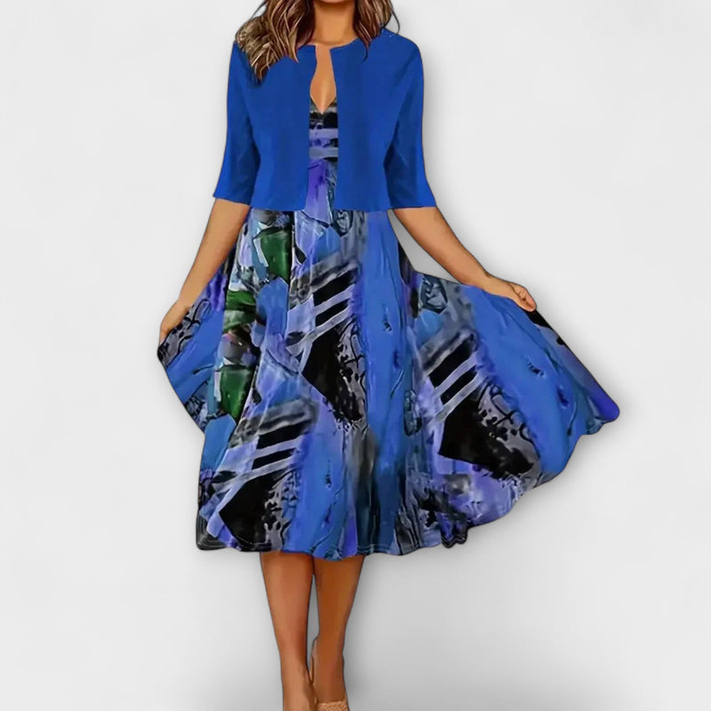 Dames Midi Jurk met Blazer