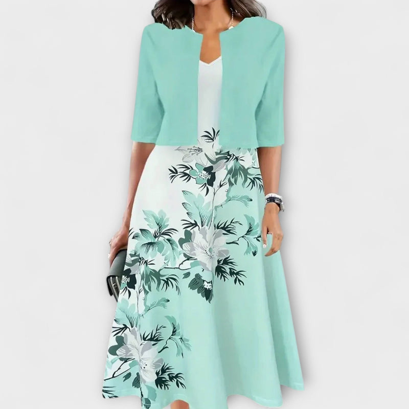 Dames Midi Jurk met Blazer