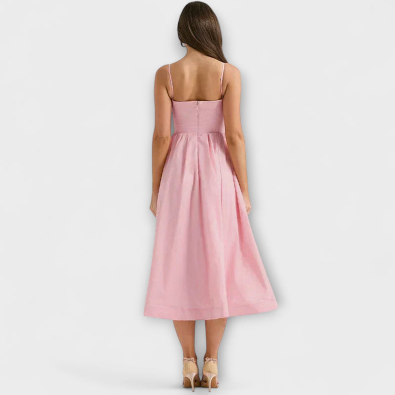 Delaney - Elegante Taille-Definiërende Flared Dress