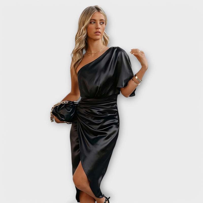 Élise - Luxe Zijden Avondjurk