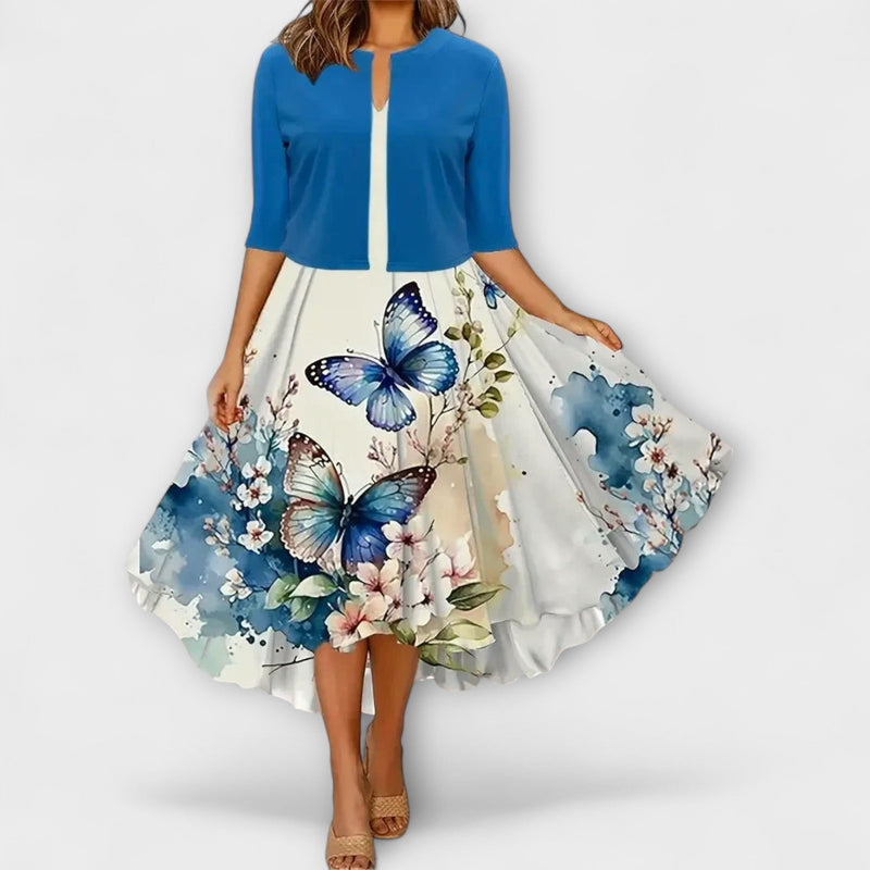 Dames Midi Jurk met Blazer