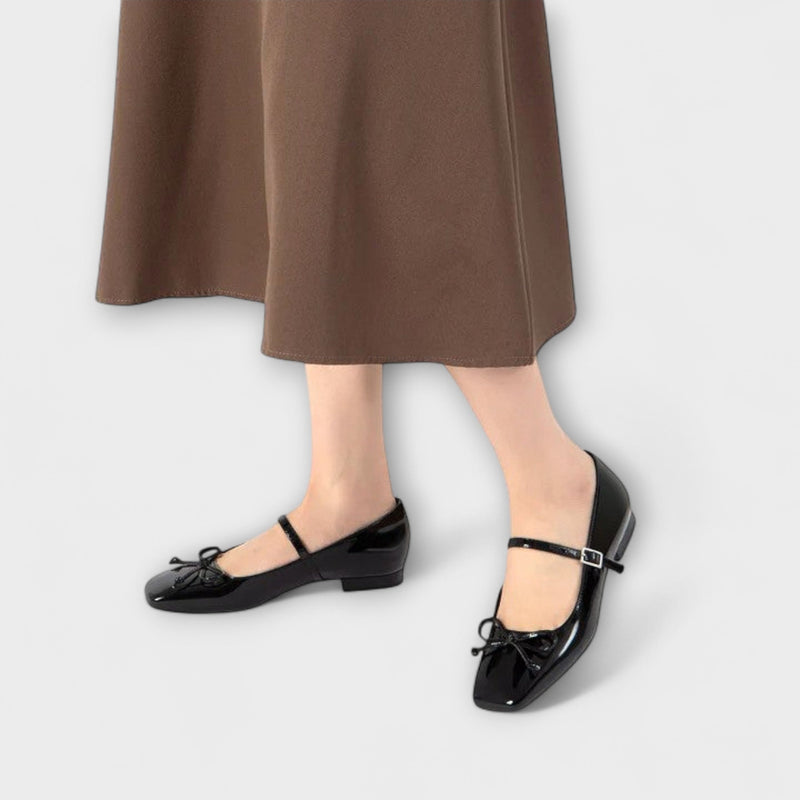 Rozalina - Orthopedische Ballet Flats met Vierkante Neus