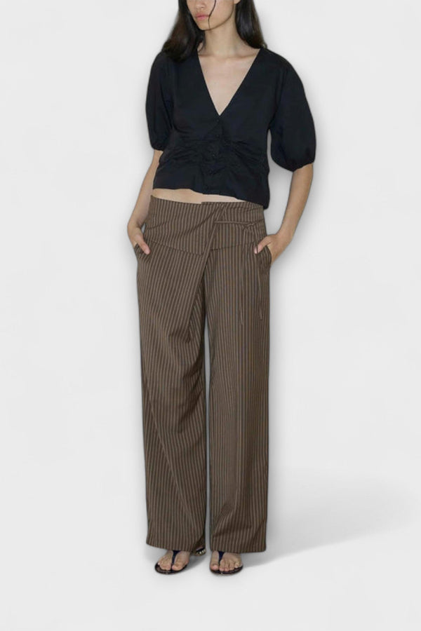Julia - Vouwbare Gestreepte Broek