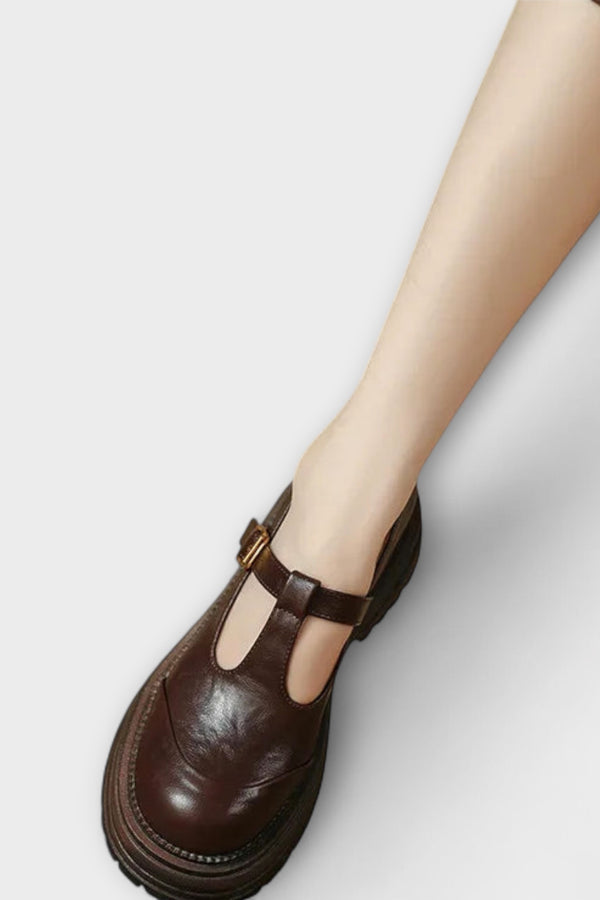 Mary Janes - Elegante Leren Schoenen