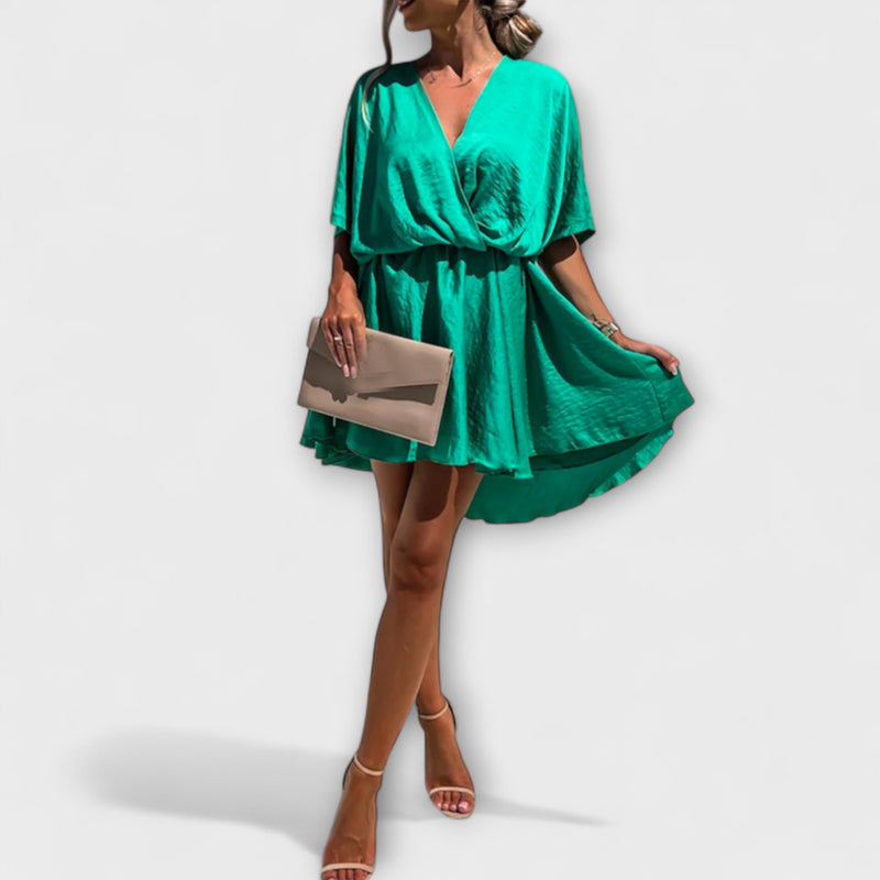 Lennon - Stijlvolle Hoge Taille Mini Jurk