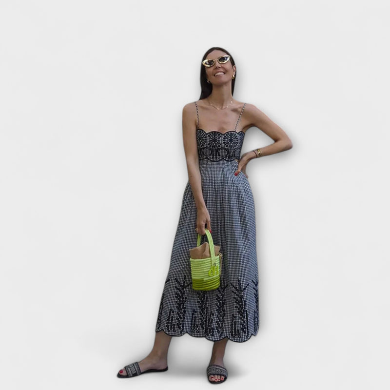 Clara - Stijlvolle Gingham Jurk