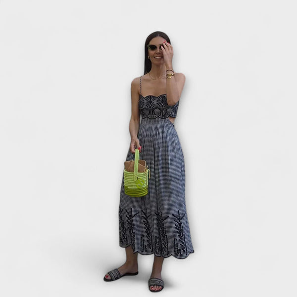 Clara - Stijlvolle Gingham Jurk