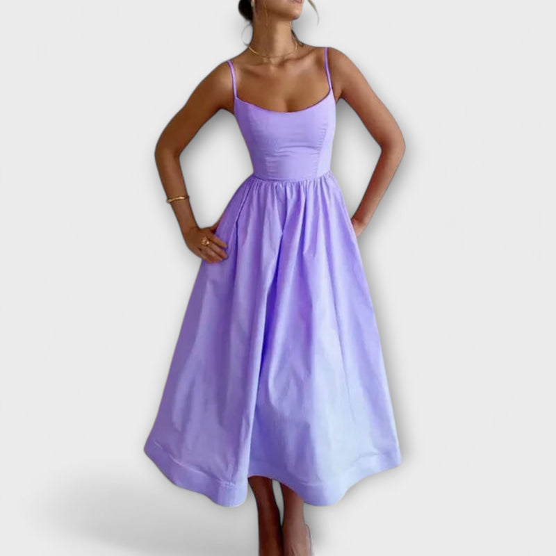 Delaney - Elegante Taille-Definiërende Flared Dress