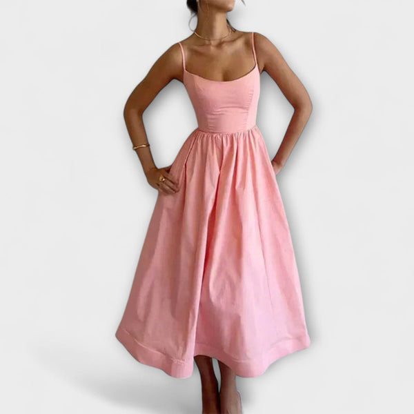 Delaney - Elegante Taille-Definiërende Flared Dress