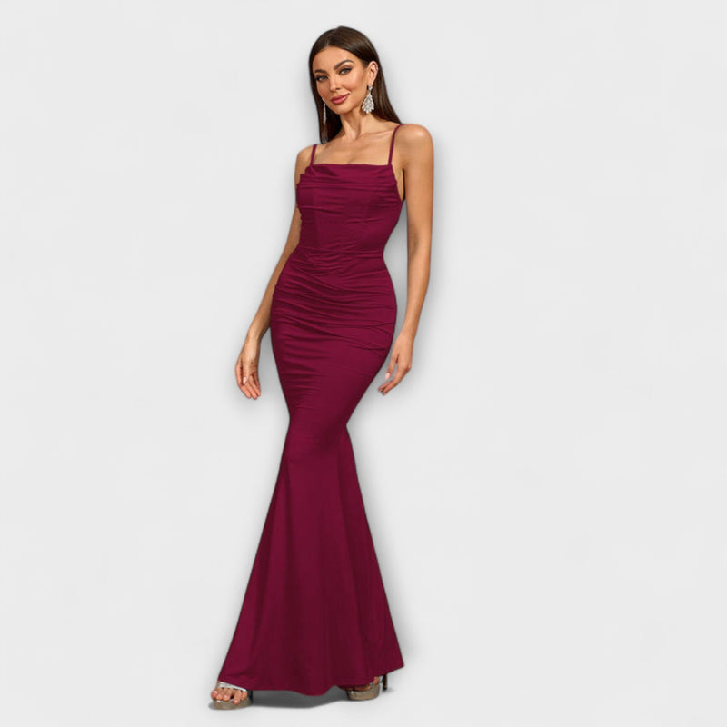 Callie - Elegante Rimpel Jurk