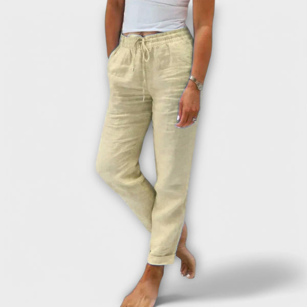 Stacy - Lichte Linnen Broek