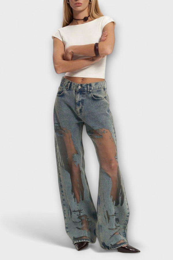 Rayne - Trixie Heldere Blauwe Denim Jeans