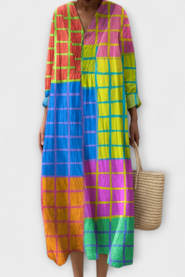Alice - Maxi-jurk met Relaxte Pasvorm