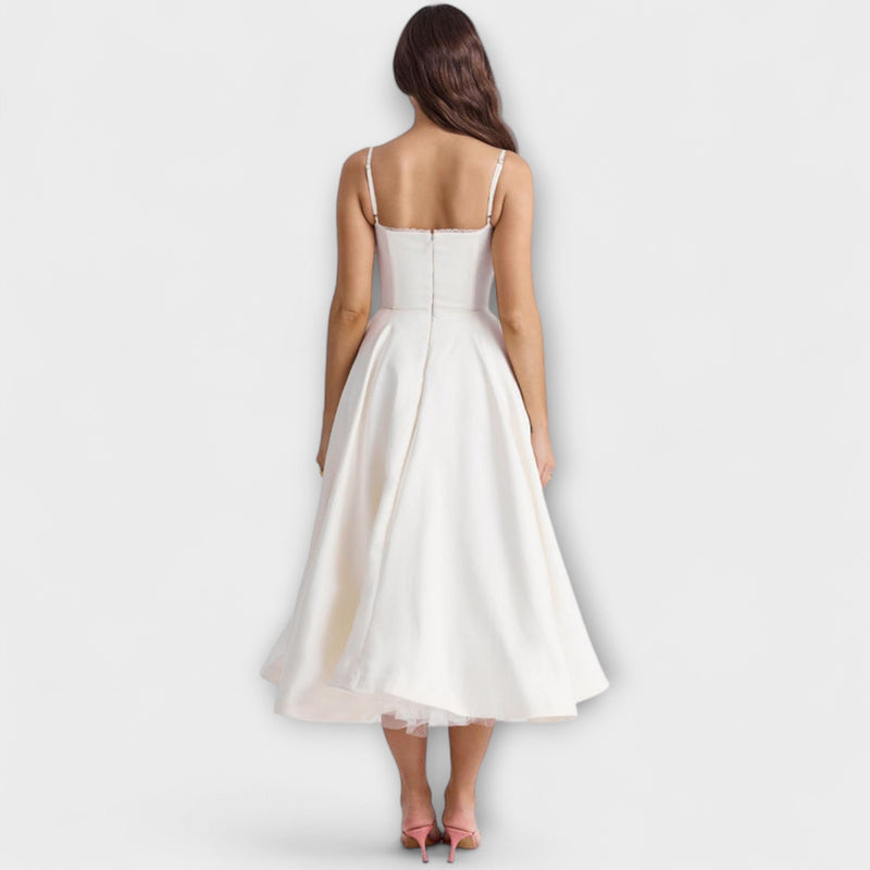 Minerva - Elegante Spaghetti Strap Prinsessenjurk