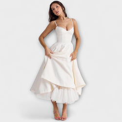 Minerva - Elegante Spaghetti Strap Prinsessenjurk