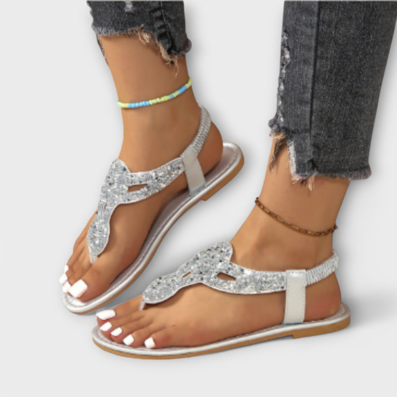 Orthopedische Sandalen met Kristallen