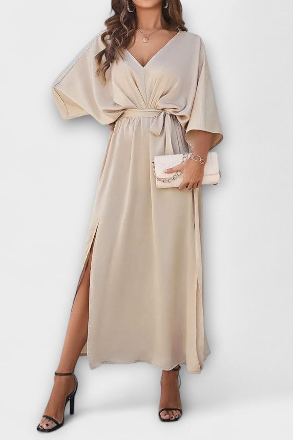 Sabrina - Maxi Jurk met V-Hals