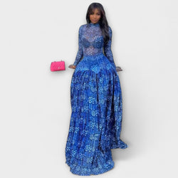 Mia - Maxi Jurk met Lily Mesh Ontwerp