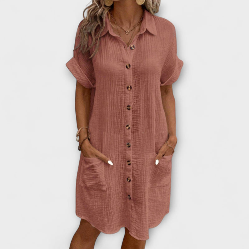 Aria - Klassieke Polo Casual Jurk